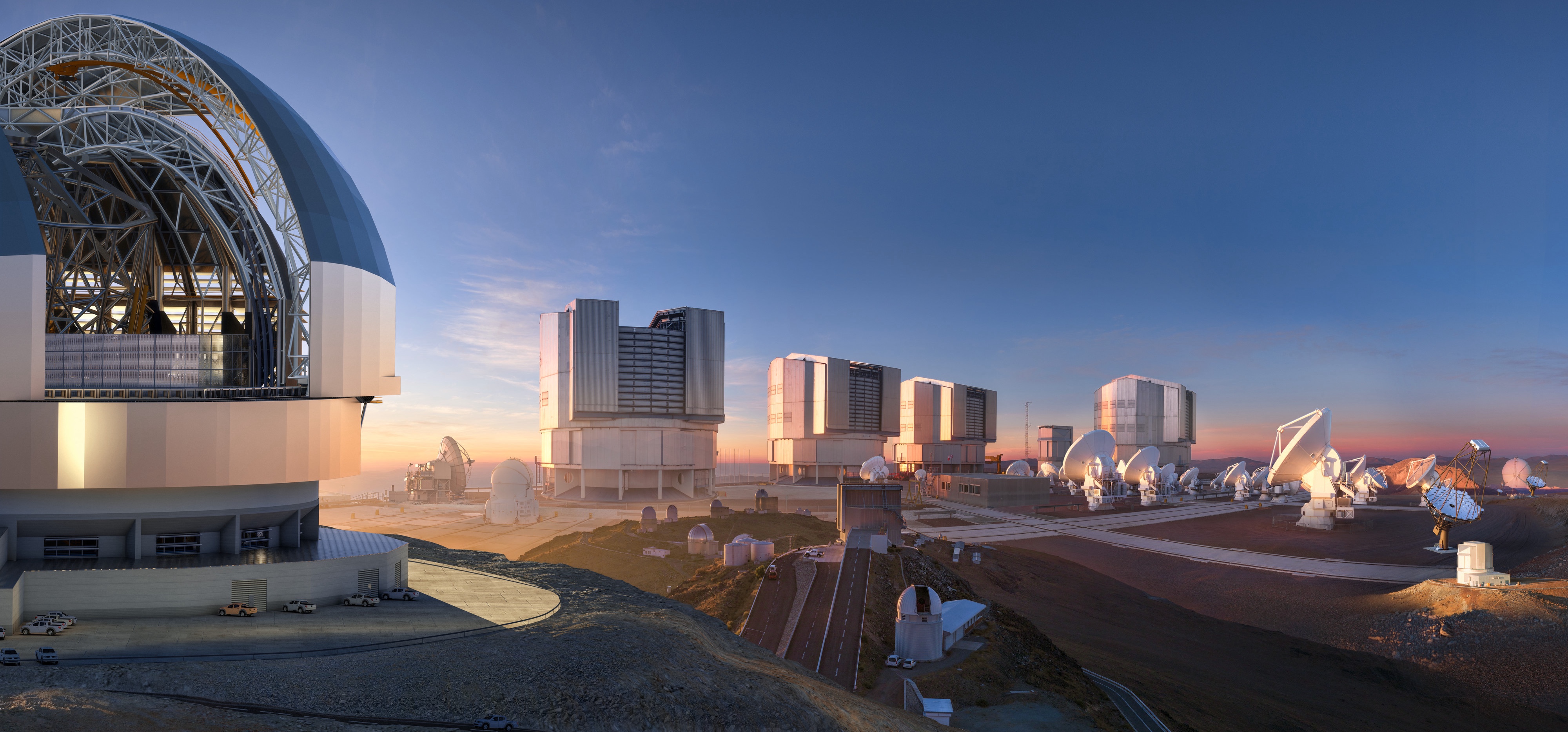 ESO facilities panorama